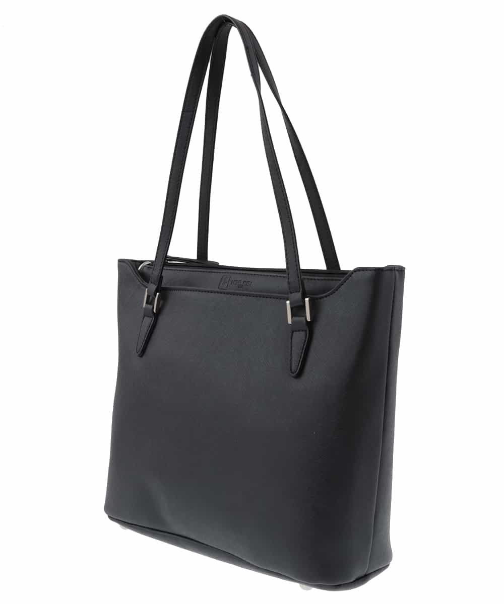 BPBAS22140 MK MICHEL KLEIN BAG(MK ミッシェルクラン バッグ) 【2WAY】フェイクレザートートバッグ ブラック