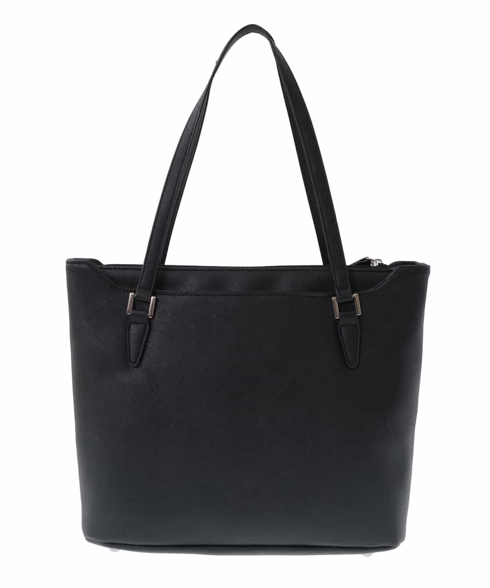 BPBAS22140 MK MICHEL KLEIN BAG(MK ミッシェルクラン バッグ) 【2WAY】フェイクレザートートバッグ ブラック
