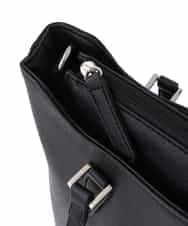 BPBAS22140 MK MICHEL KLEIN BAG(MK ミッシェルクラン バッグ) 【2WAY】フェイクレザートートバッグ ブラック