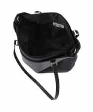 BPBAS22140 MK MICHEL KLEIN BAG(MK ミッシェルクラン バッグ) 【2WAY】フェイクレザートートバッグ ブラック