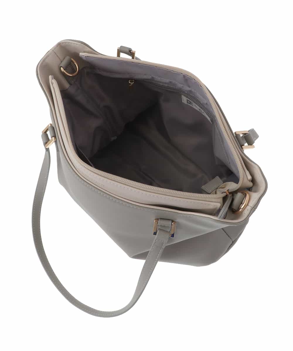 BPBAS22140 MK MICHEL KLEIN BAG(MK ミッシェルクラン バッグ) 【2WAY】フェイクレザートートバッグ ブラック