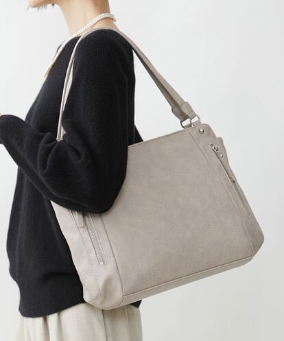 BPBAV71130 MK MICHEL KLEIN BAG [2WAY]サイドジップデザイントートバッグ