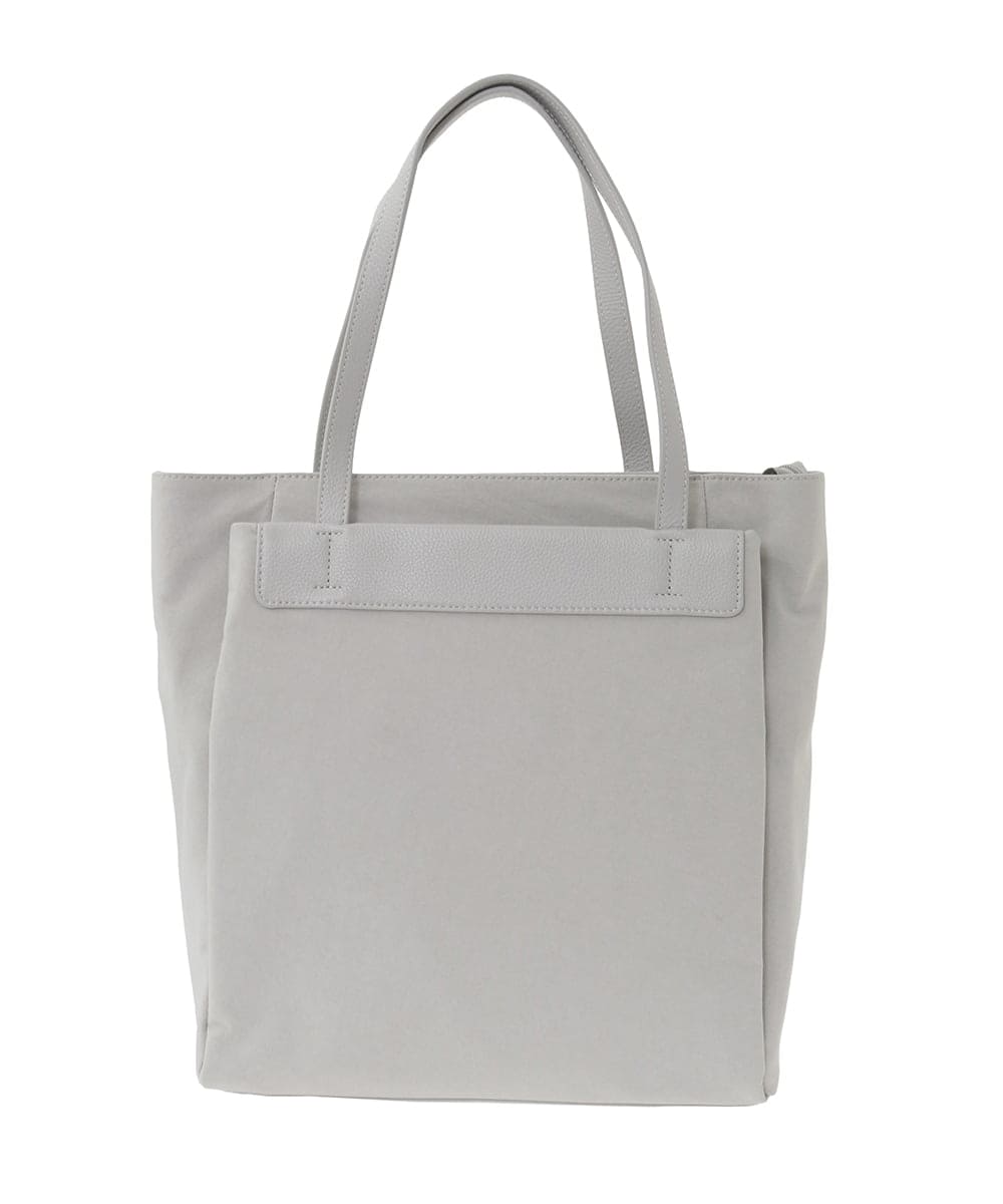 BPBED21170 MK MICHEL KLEIN BAG(MK ミッシェルクラン バッグ) [A4収納可]異素材ジョイントスクエアトートバッグ ベージュ