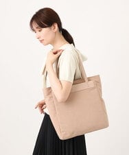 BPBED21170 MK MICHEL KLEIN BAG(MK ミッシェルクラン バッグ) [A4収納可]異素材ジョイントスクエアトートバッグ ベージュ