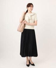 BPBED21170 MK MICHEL KLEIN BAG(MK ミッシェルクラン バッグ) [A4収納可]異素材ジョイントスクエアトートバッグ ベージュ