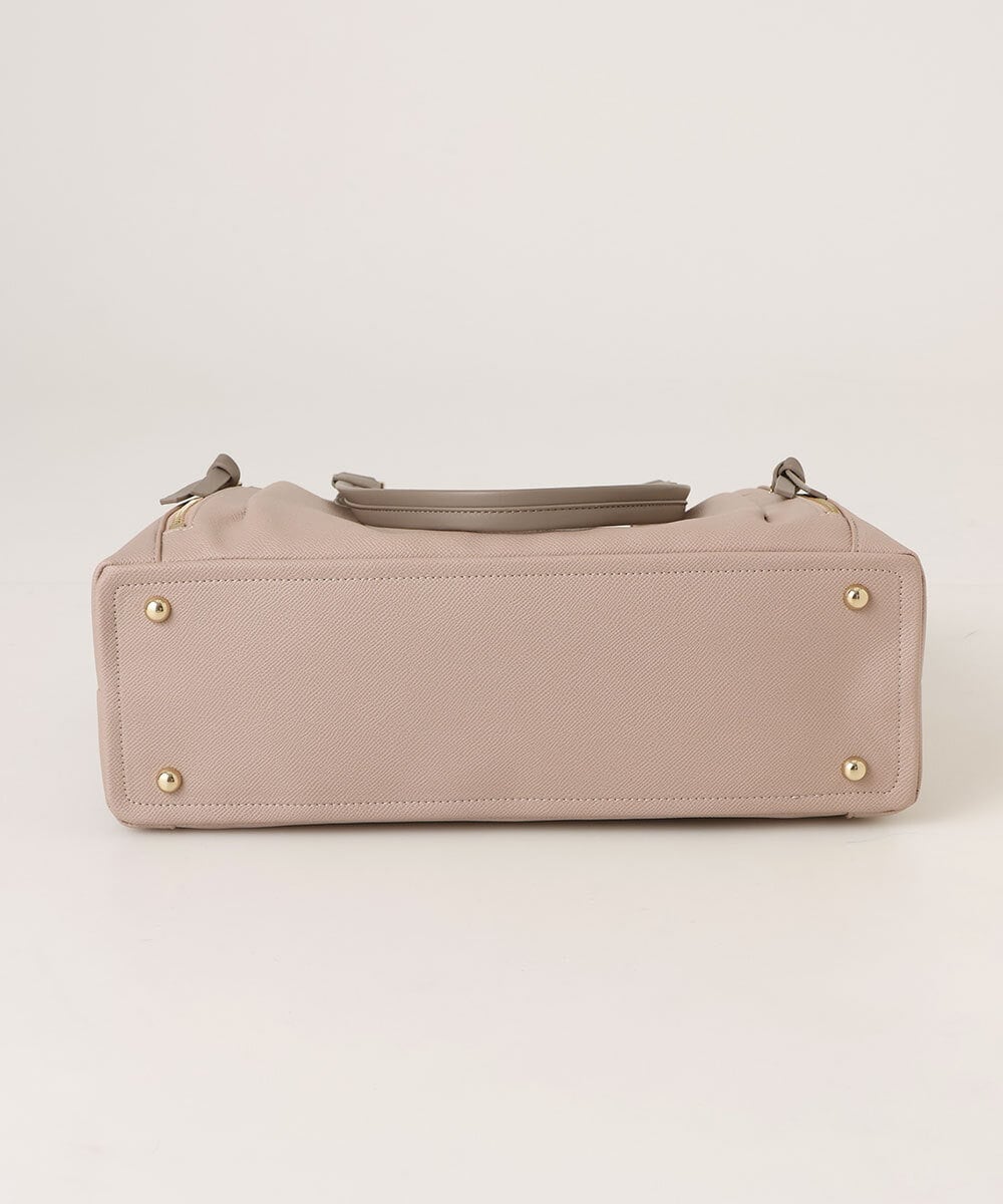 BPBED22170 MK MICHEL KLEIN BAG(MK ミッシェルクラン バッグ) [A4収納可/2WAY]サイドジップデザイントートバッグ ピンク