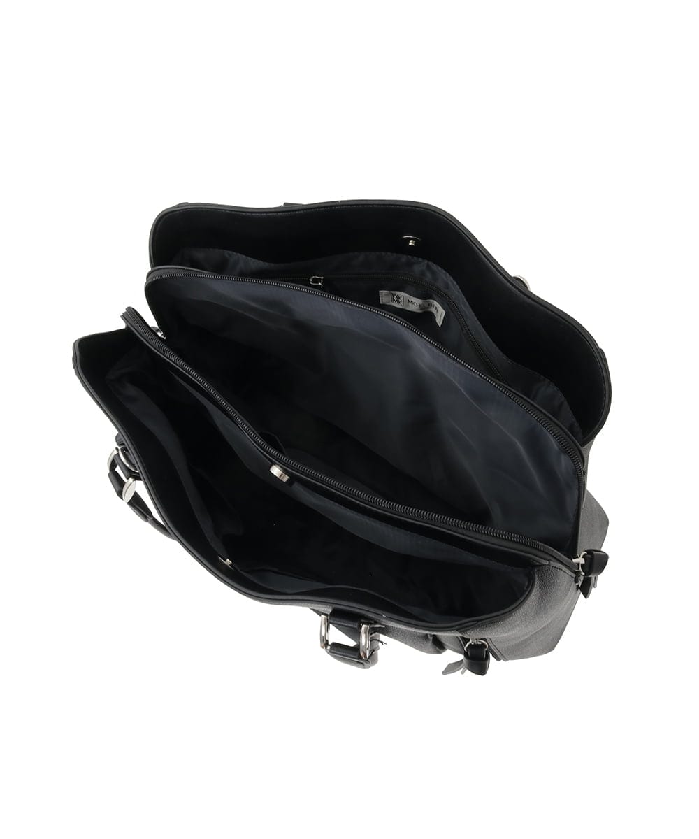 BPBED22170 MK MICHEL KLEIN BAG(MK ミッシェルクラン バッグ) [A4収納可/2WAY]サイドジップデザイントートバッグ ピンク