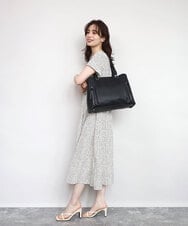 BPBED22170 MK MICHEL KLEIN BAG(MK ミッシェルクラン バッグ) [A4収納可/2WAY]サイドジップデザイントートバッグ ピンク