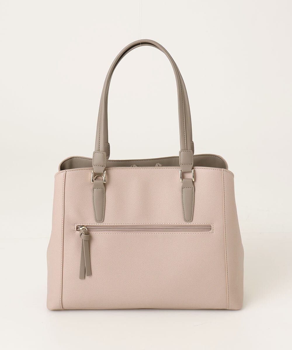 BPBED22170 MK MICHEL KLEIN BAG(MK ミッシェルクラン バッグ) [A4収納可/2WAY]サイドジップデザイントートバッグ ピンク