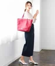 BPBEG08160 MK MICHEL KLEIN BAG(MK ミッシェルクラン バッグ) フェイクレザートートバッグ レッド