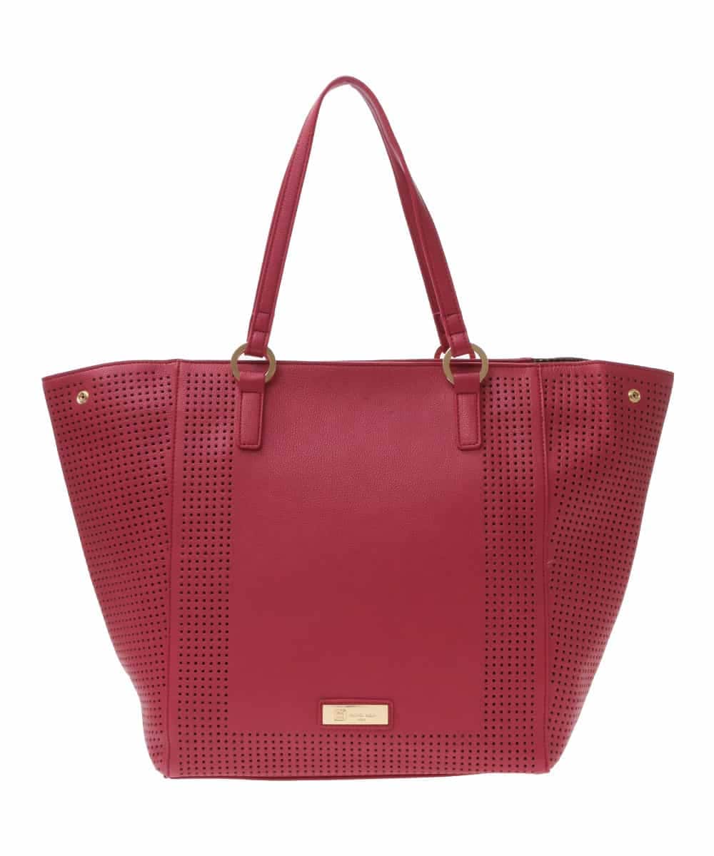 BPBEG08160 MK MICHEL KLEIN BAG(MK ミッシェルクラン バッグ) フェイクレザートートバッグ レッド