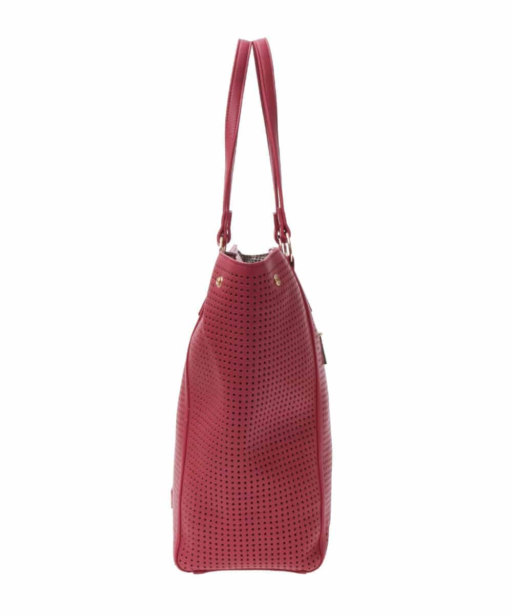 BPBEG08160 MK MICHEL KLEIN BAG(MK ミッシェルクラン バッグ) フェイクレザートートバッグ レッド
