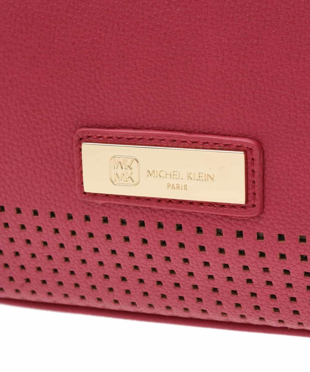 BPBEG08160 MK MICHEL KLEIN BAG(MK ミッシェルクラン バッグ) フェイクレザートートバッグ レッド