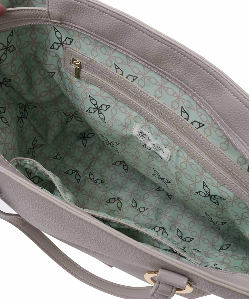 BPBEG08160 MK MICHEL KLEIN BAG(MK ミッシェルクラン バッグ) フェイクレザートートバッグ レッド
