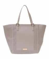 BPBEG08160 MK MICHEL KLEIN BAG(MK ミッシェルクラン バッグ) フェイクレザートートバッグ ライトグレー