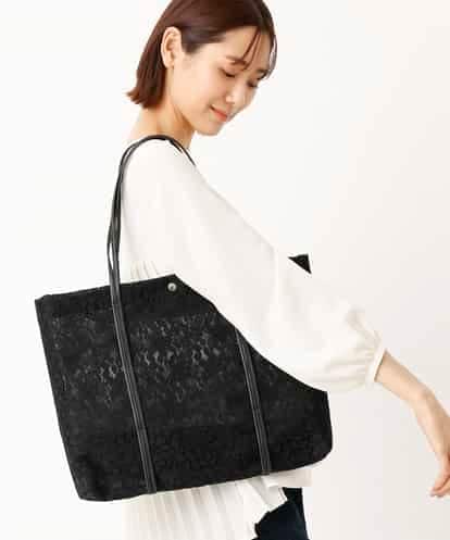 MK MICHEL KLEIN BAG(MK ミッシェルクラン バッグ) レーストートバッグ ブラック/黒 フリーサイズ