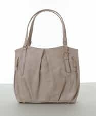 BPBES26160 MK MICHEL KLEIN BAG(MK ミッシェルクラン バッグ) 【2WAY】タックデザイントートバッグ ベージュ
