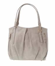 BPBES26160 MK MICHEL KLEIN BAG(MK ミッシェルクラン バッグ) 【2WAY】タックデザイントートバッグ ベージュ