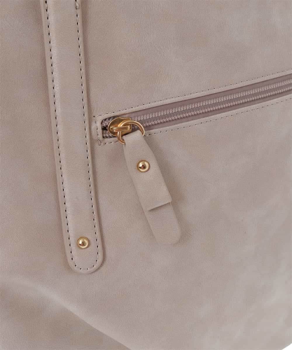 BPBES26160 MK MICHEL KLEIN BAG(MK ミッシェルクラン バッグ) 【2WAY】タックデザイントートバッグ ベージュ