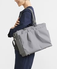 BPBEV21220 MK MICHEL KLEIN BAG(MK ミッシェルクラン バッグ) [AGS搭載/A4サイズ対応]機能性スクエアトートバッグ グレー