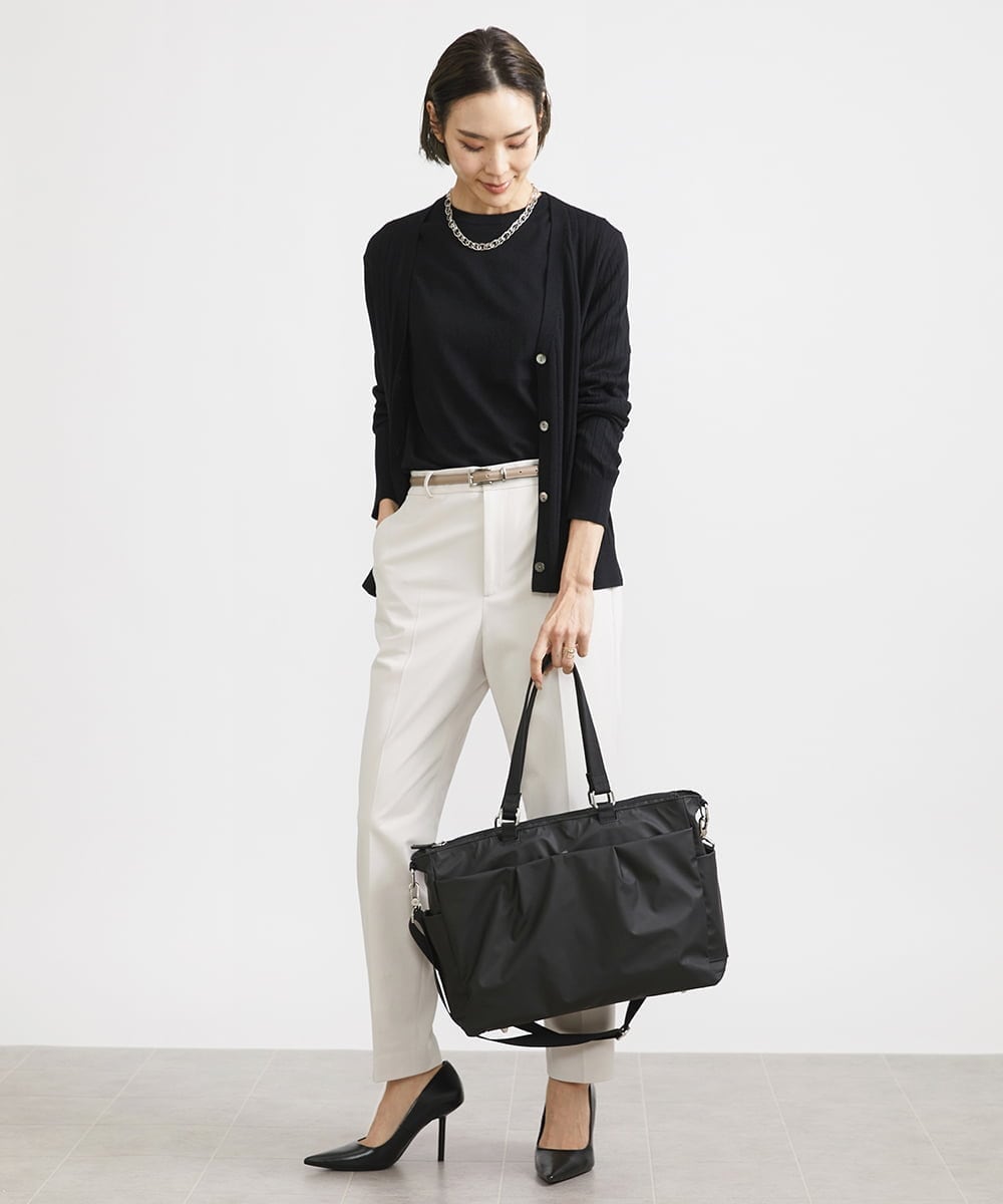 BPBEV21220 MK MICHEL KLEIN BAG(MK ミッシェルクラン バッグ) [AGS搭載/A4サイズ対応]機能性スクエアトートバッグ グレー