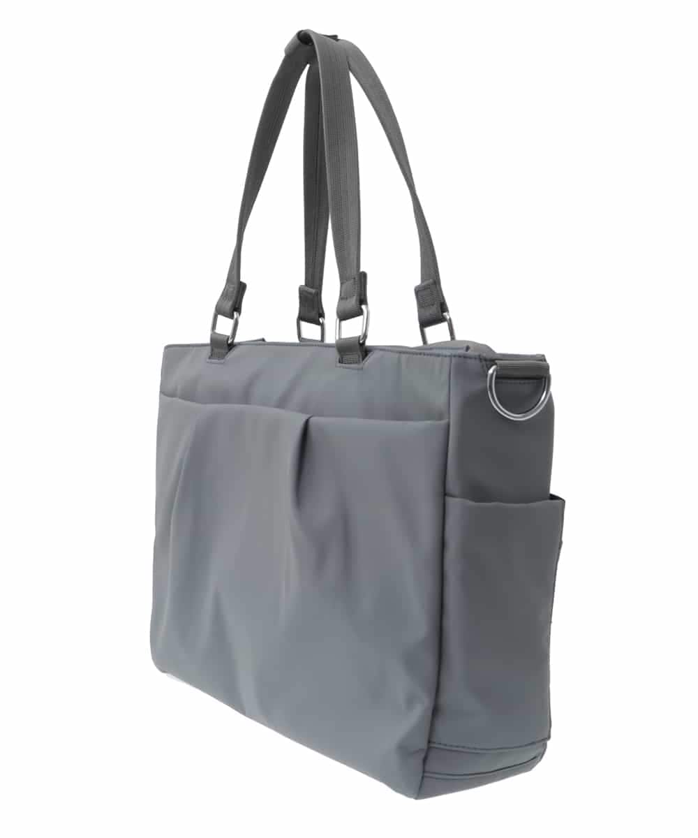 BPBEV21220 MK MICHEL KLEIN BAG(MK ミッシェルクラン バッグ) [AGS搭載/A4サイズ対応]機能性スクエアトートバッグ グレー