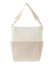 BPBGA31160 MK MICHEL KLEIN BAG(MK ミッシェルクラン バッグ) [2WAY]バイカラーデザインバッグ ベージュ×レッド