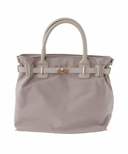 BPBGA32170 MK MICHEL KLEIN BAG [撥水/2WAY]ベルトデザインスクエアバッグ