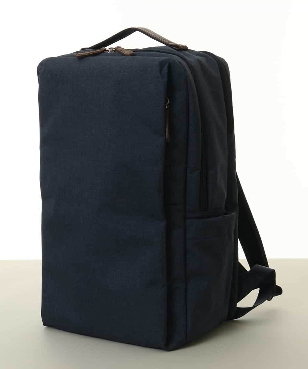 BPBGA33180 MK MICHEL KLEIN BAG(MK ミッシェルクラン バッグ) フロントタックスクエアデザインリュック ネイビー