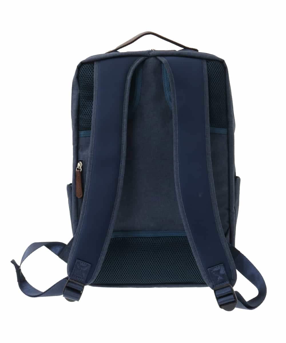 BPBGA33180 MK MICHEL KLEIN BAG(MK ミッシェルクラン バッグ) フロントタックスクエアデザインリュック ネイビー