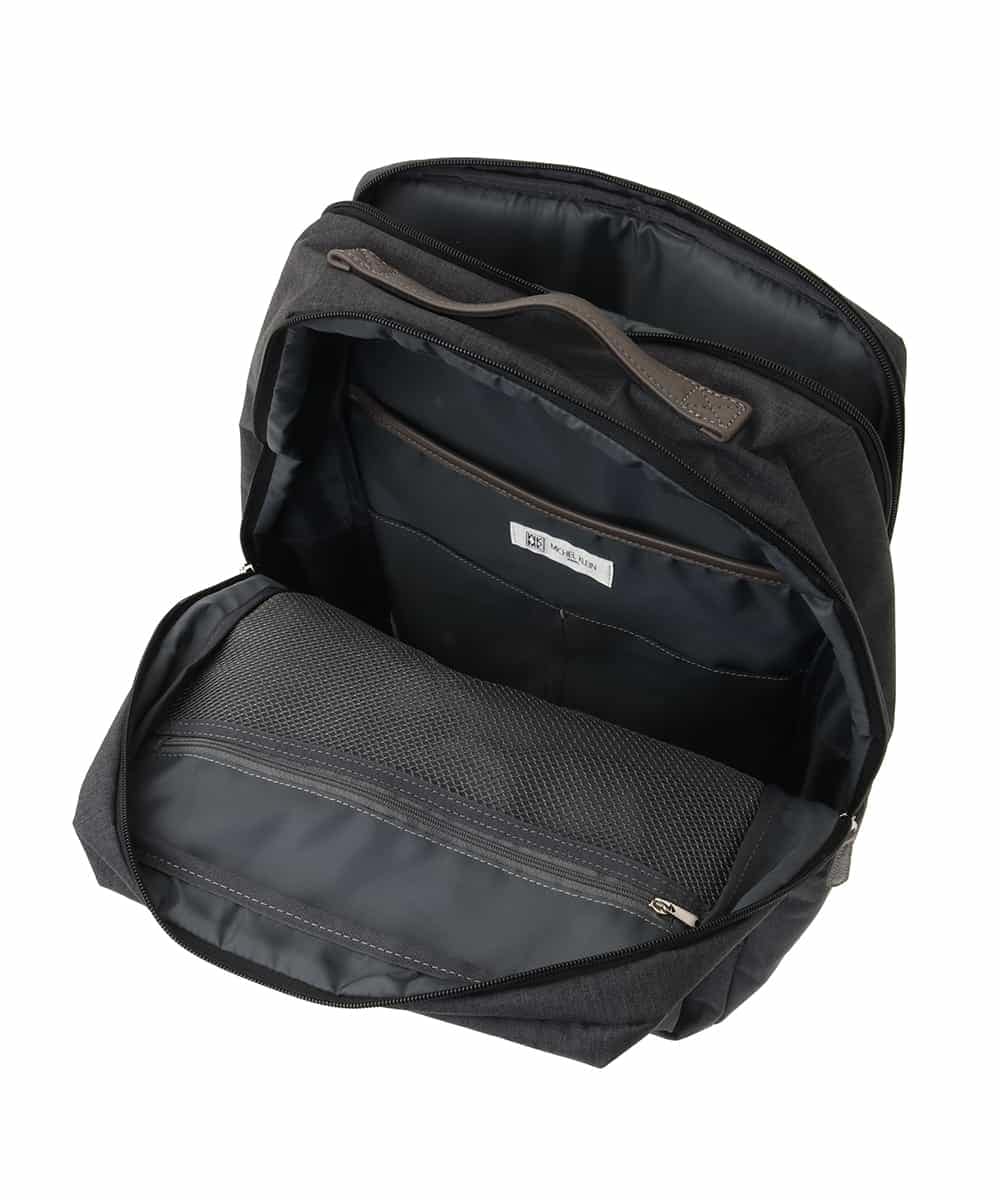 BPBGA33180 MK MICHEL KLEIN BAG(MK ミッシェルクラン バッグ) フロントタックスクエアデザインリュック ネイビー