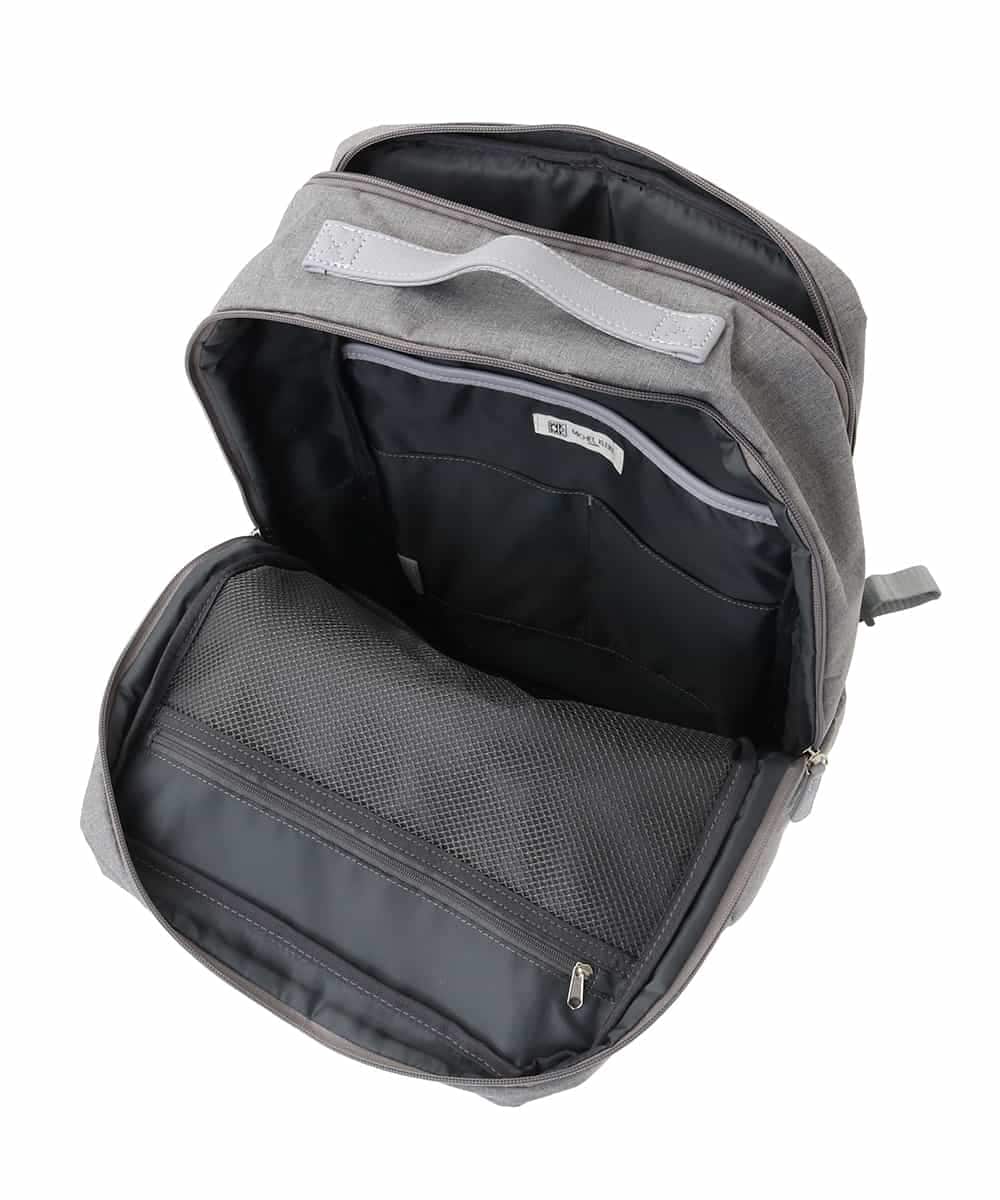 BPBGA33180 MK MICHEL KLEIN BAG(MK ミッシェルクラン バッグ) フロントタックスクエアデザインリュック ネイビー