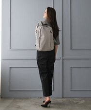 BPBGD24170 MK MICHEL KLEIN BAG(MK ミッシェルクラン バッグ) [A4収納可/カラビナ付き]センターポケットデザインリュック グレー