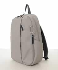 BPBGD24170 MK MICHEL KLEIN BAG(MK ミッシェルクラン バッグ) [A4収納可/カラビナ付き]センターポケットデザインリュック グレー