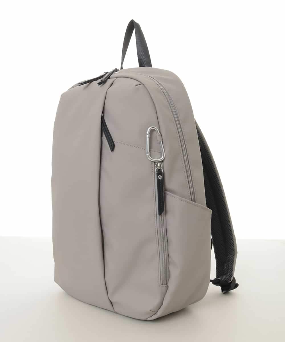 BPBGD24170 MK MICHEL KLEIN BAG(MK ミッシェルクラン バッグ) [A4収納可/カラビナ付き]センターポケットデザインリュック グレー