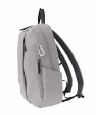 BPBGD24170 MK MICHEL KLEIN BAG(MK ミッシェルクラン バッグ) [A4収納可/カラビナ付き]センターポケットデザインリュック グレー