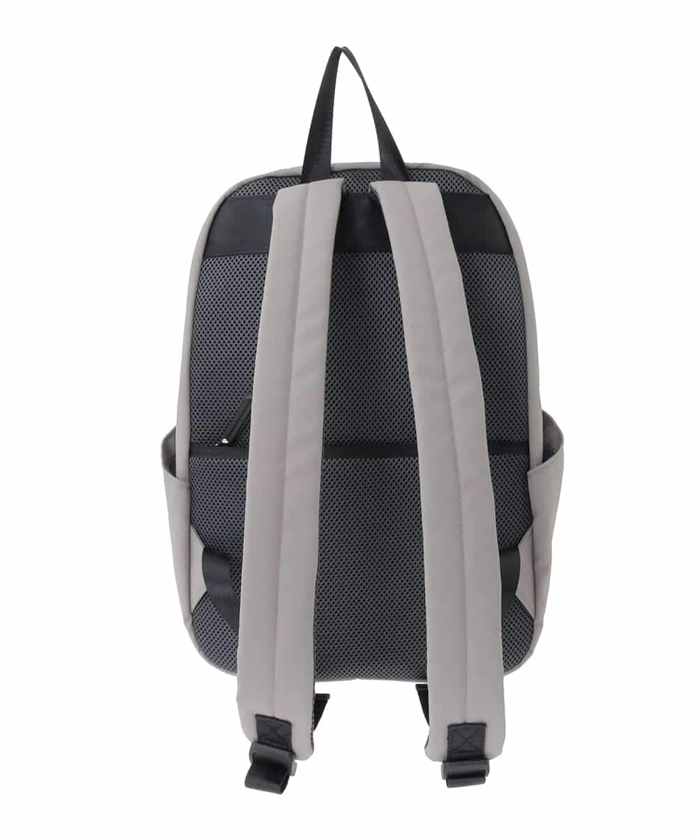 BPBGD24170 MK MICHEL KLEIN BAG(MK ミッシェルクラン バッグ) [A4収納可/カラビナ付き]センターポケットデザインリュック グレー