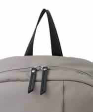 BPBGD24170 MK MICHEL KLEIN BAG(MK ミッシェルクラン バッグ) [A4収納可/カラビナ付き]センターポケットデザインリュック グレー