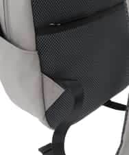 BPBGD24170 MK MICHEL KLEIN BAG(MK ミッシェルクラン バッグ) [A4収納可/カラビナ付き]センターポケットデザインリュック グレー