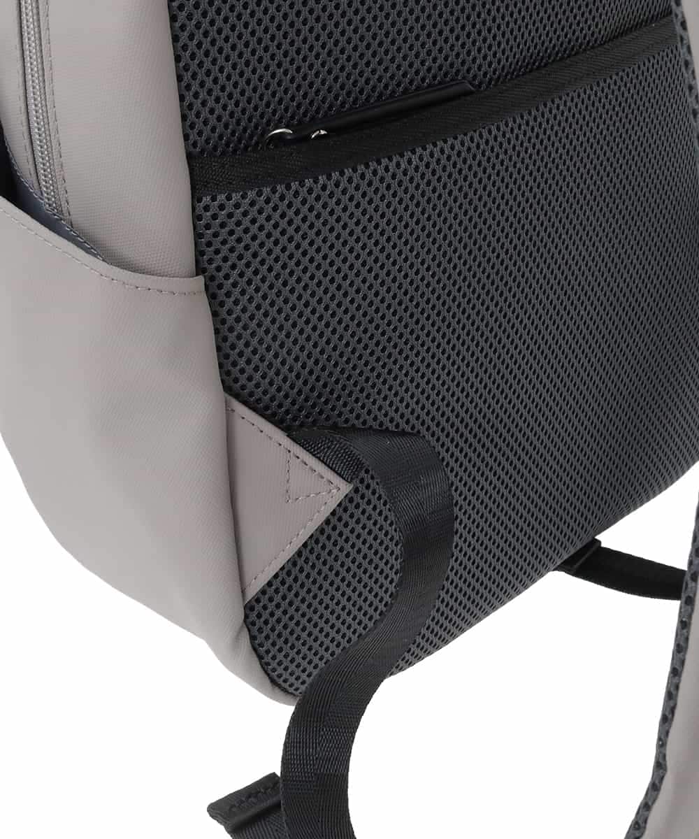 BPBGD24170 MK MICHEL KLEIN BAG(MK ミッシェルクラン バッグ) [A4収納可/カラビナ付き]センターポケットデザインリュック グレー