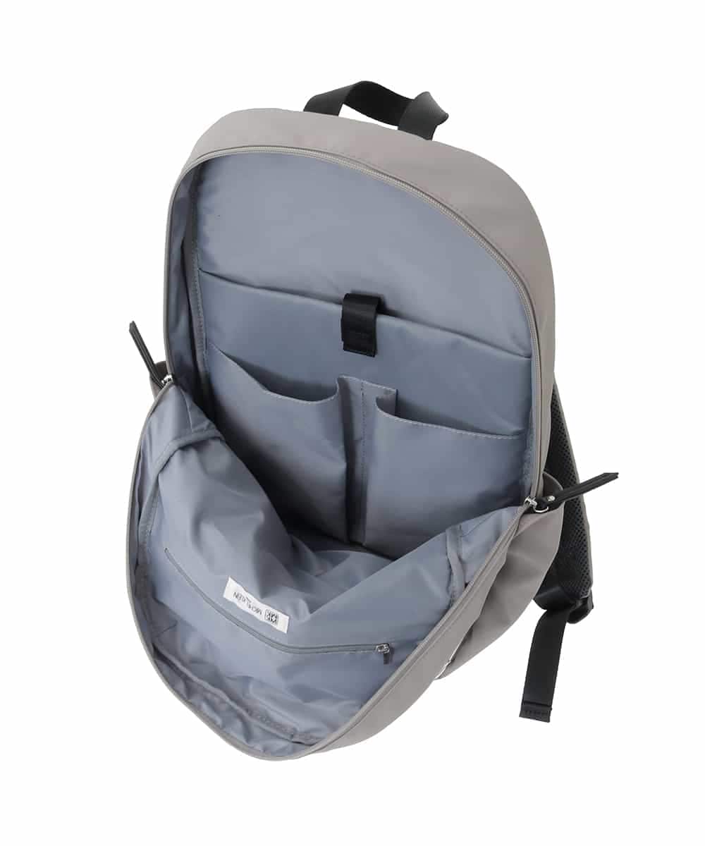 BPBGD24170 MK MICHEL KLEIN BAG(MK ミッシェルクラン バッグ) [A4収納可/カラビナ付き]センターポケットデザインリュック グレー