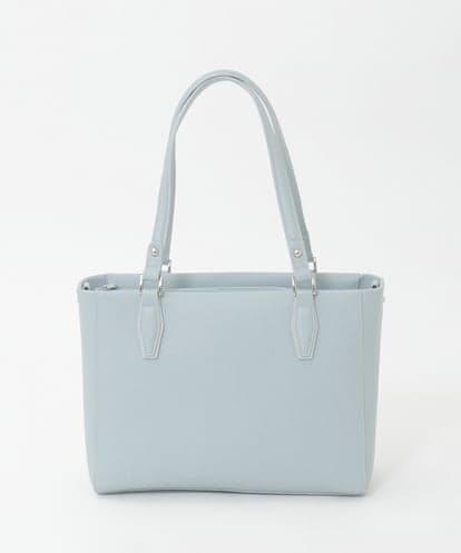 BPBGD61160 MK MICHEL KLEIN BAG [2WAY/A4収納可]合成皮革エンボスビジネストート