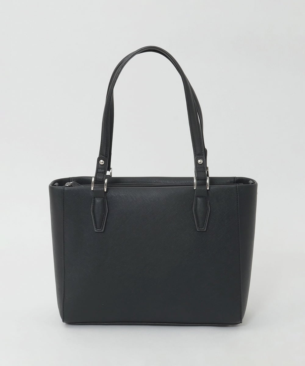 BPBGD61160 MK MICHEL KLEIN BAG(MK ミッシェルクラン バッグ) [2WAY/A4収納可]合成皮革エンボスビジネストート ブラック