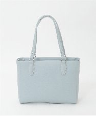 BPBGD61160 MK MICHEL KLEIN BAG(MK ミッシェルクラン バッグ) [2WAY/A4収納可]合成皮革エンボスビジネストート ブラック