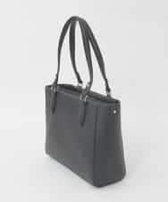BPBGD61160 MK MICHEL KLEIN BAG(MK ミッシェルクラン バッグ) [2WAY/A4収納可]合成皮革エンボスビジネストート ブラック