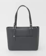 BPBGD61160 MK MICHEL KLEIN BAG(MK ミッシェルクラン バッグ) [2WAY/A4収納可]合成皮革エンボスビジネストート ブラック