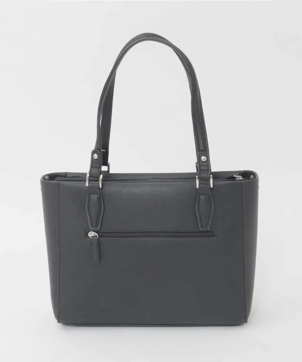 BPBGD61160 MK MICHEL KLEIN BAG(MK ミッシェルクラン バッグ) [2WAY/A4収納可]合成皮革エンボスビジネストート ブラック