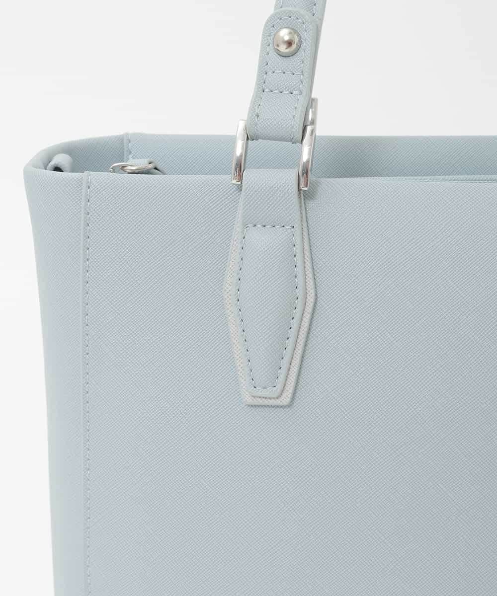 BPBGD61160 MK MICHEL KLEIN BAG(MK ミッシェルクラン バッグ) [2WAY/A4収納可]合成皮革エンボスビジネストート ブラック
