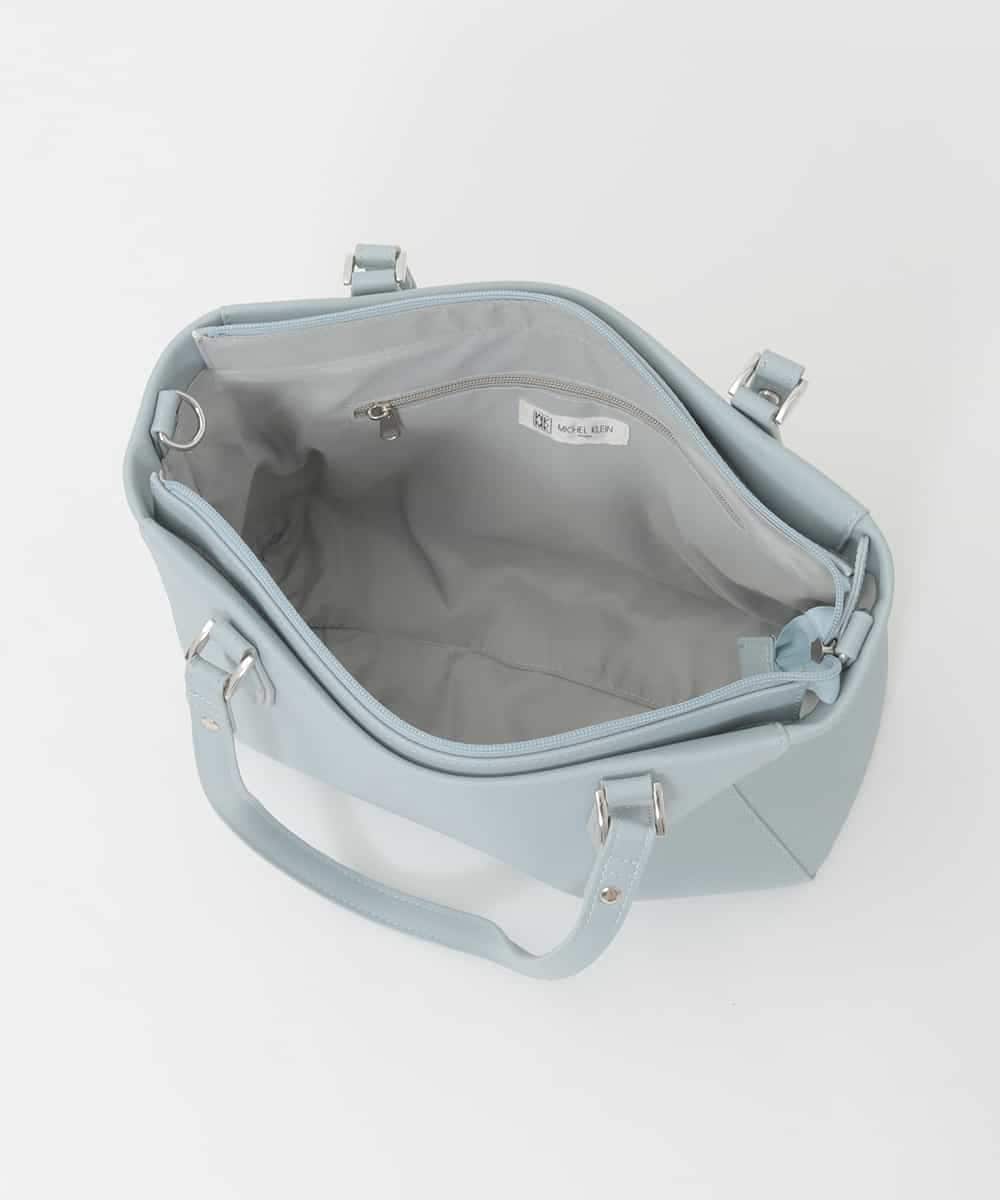 BPBGD61160 MK MICHEL KLEIN BAG(MK ミッシェルクラン バッグ) [2WAY/A4収納可]合成皮革エンボスビジネストート ブラック