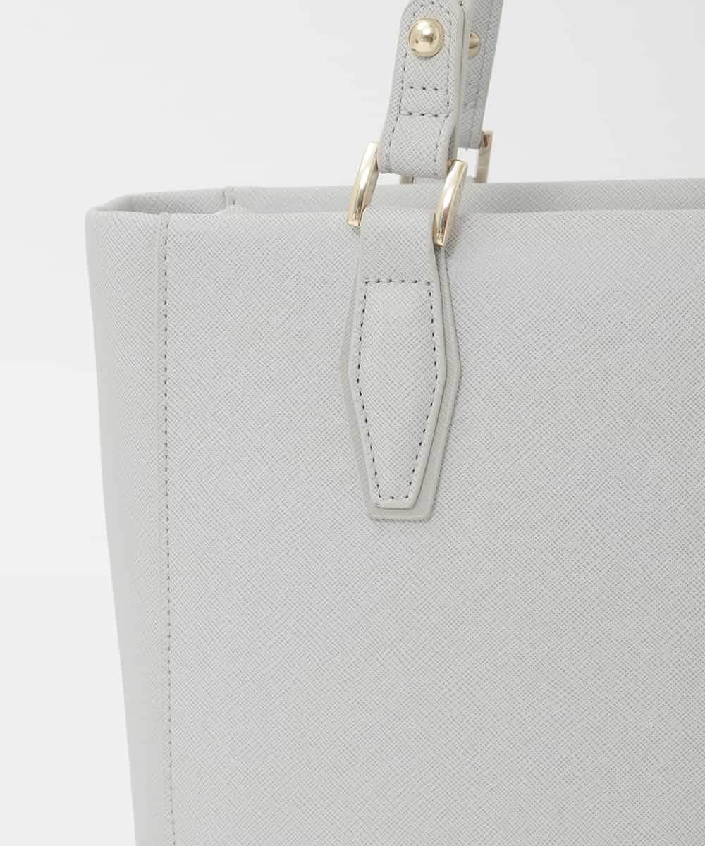BPBGD61160 MK MICHEL KLEIN BAG(MK ミッシェルクラン バッグ) [2WAY/A4収納可]合成皮革エンボスビジネストート ブラック